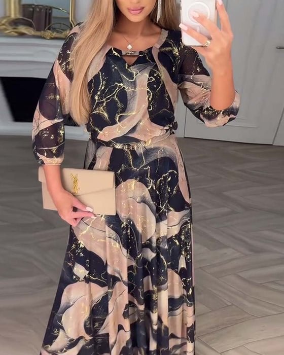 Šarlota – Maxi šaty Golden Touch