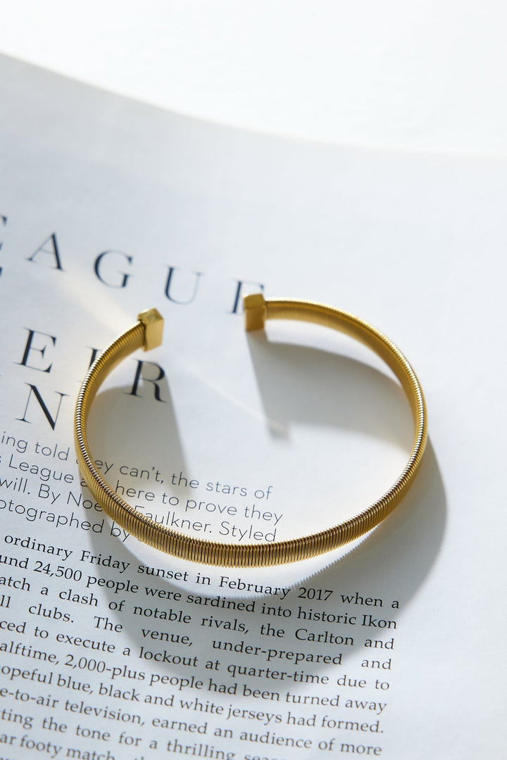 Náramek s 18k zlatým pokováním Showing Off