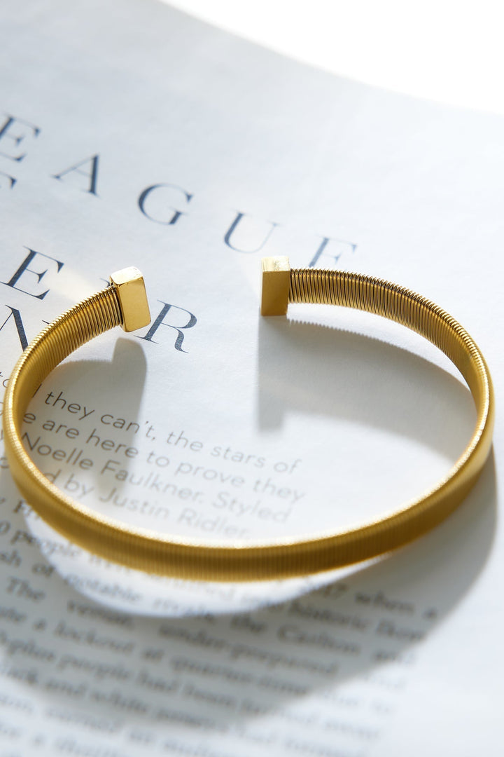 Náramek s 18k zlatým pokováním Showing Off