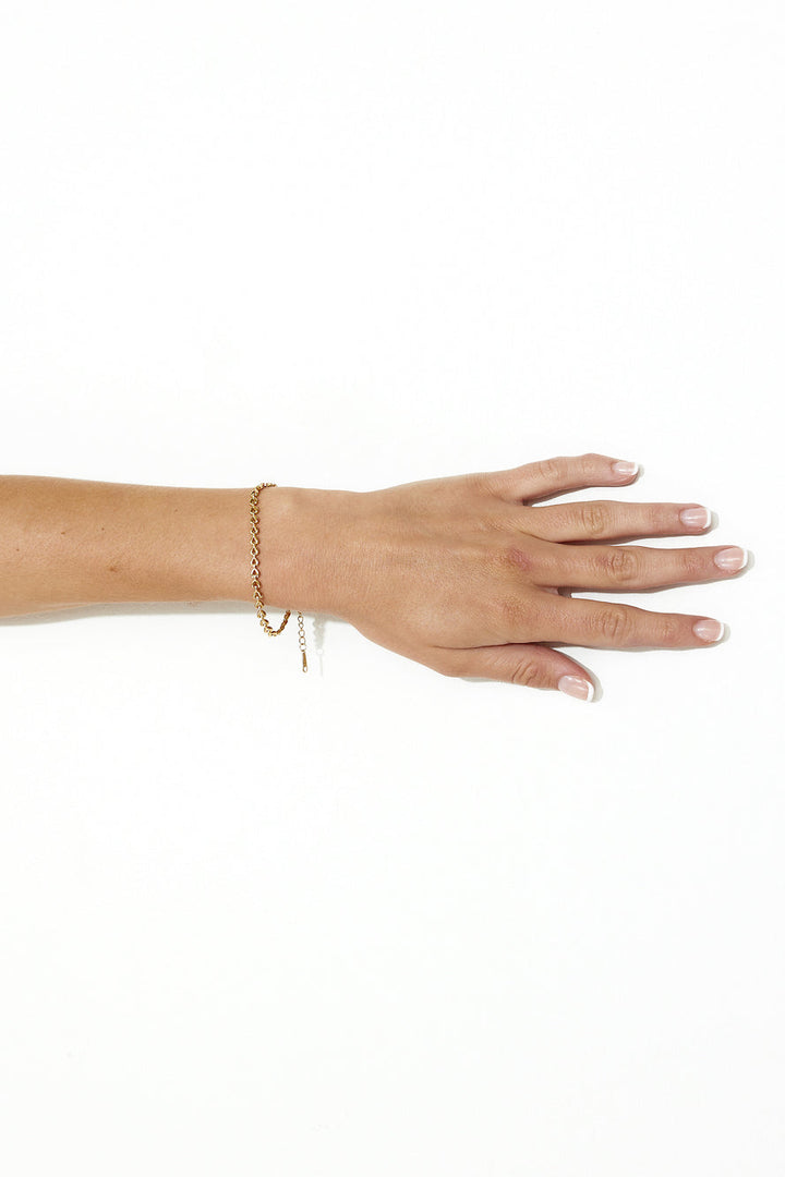 Náhrdelník lásky z 18k zlacené oceli