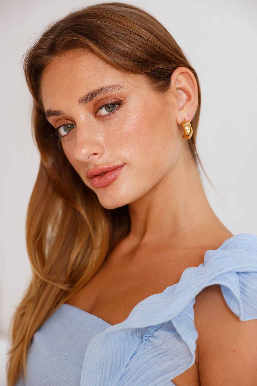 Náušnice Havana z 18k zlaceného kovu