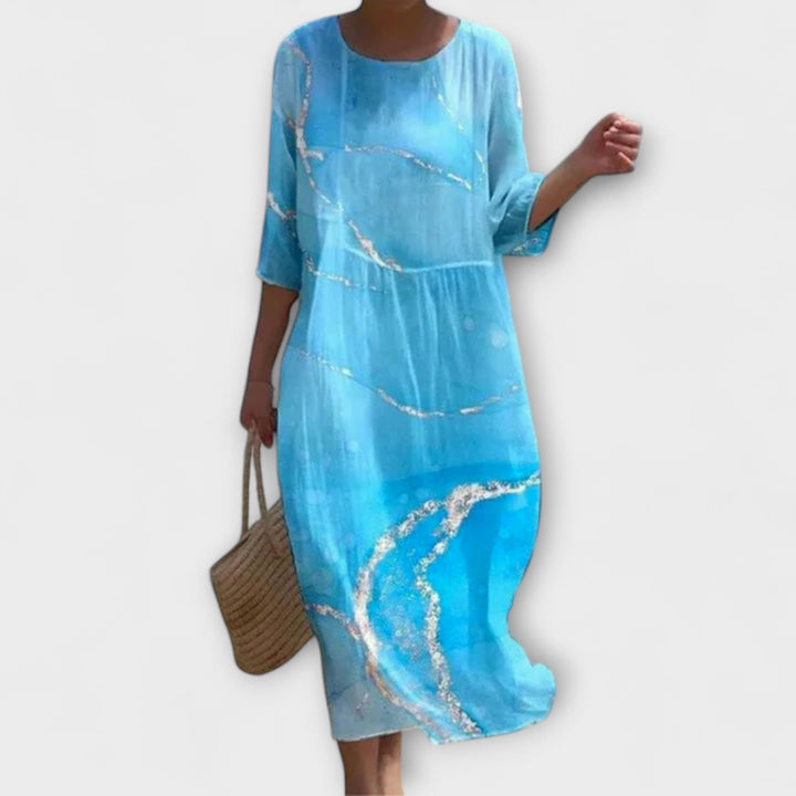 Miranda - Stylová Maxi šaty s květinovým vzorem