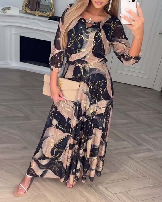 Šarlota – Maxi šaty Golden Touch