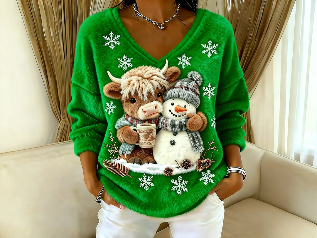 Tina – Kerst Yeti Blouse