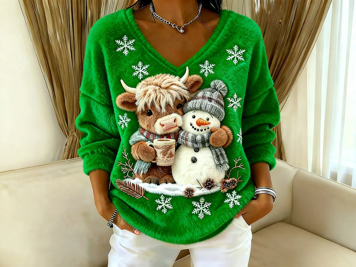 Tina – Kerst Yeti Blouse