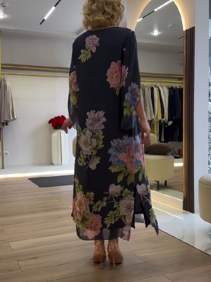 Isla | Sluneční květinové šaty