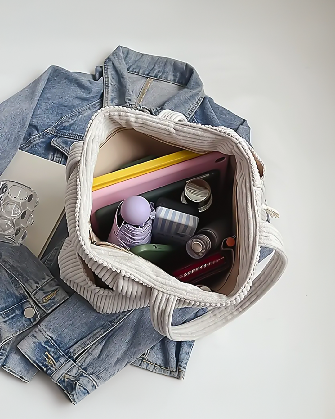 Tilda – Žebrovaná taška přes rameno