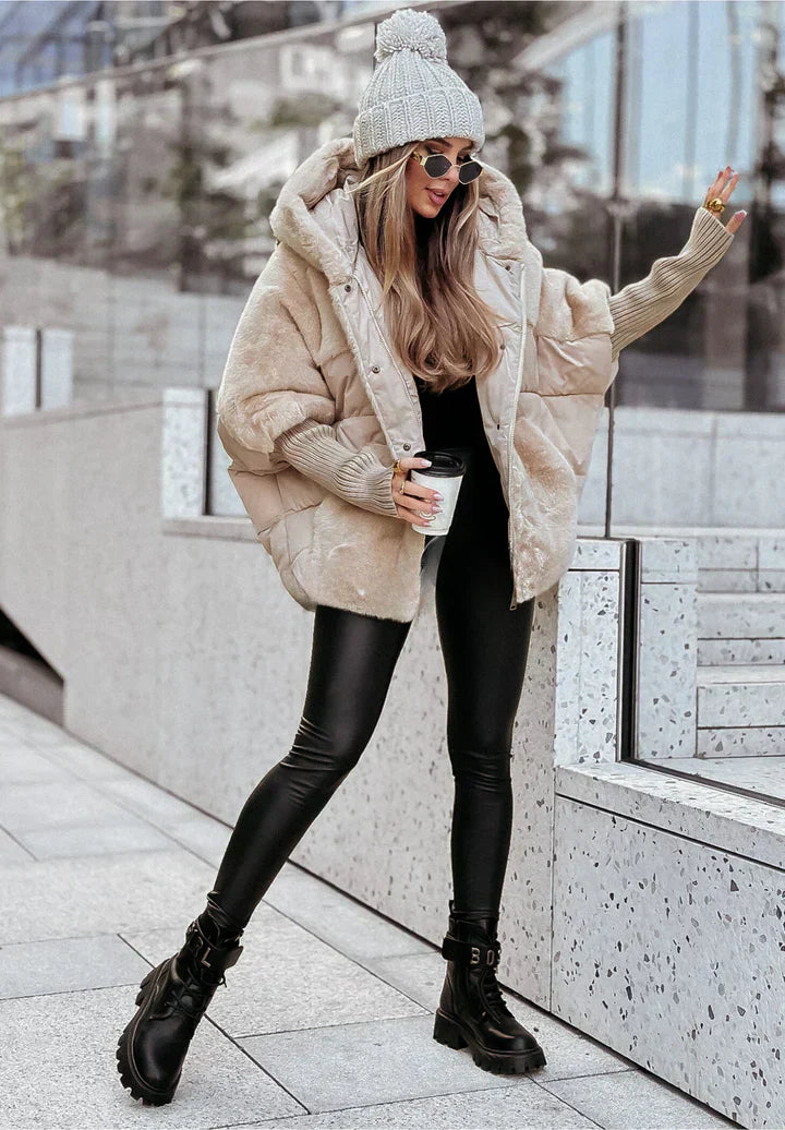 NOLINA | Trendy měkká a stylová péřová bunda