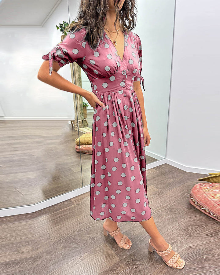 Jana | Pohodlné letní šaty s puntíky