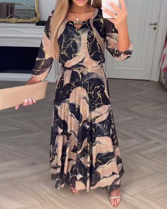 Šarlota – Maxi šaty Golden Touch