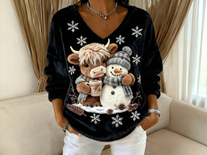 Tina – Kerst Yeti Blouse