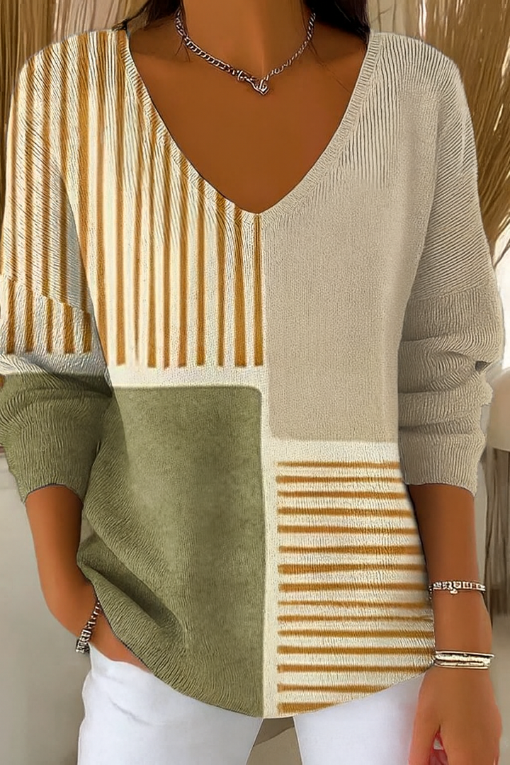 ADÉLIA | Svetr s výstřihem do V