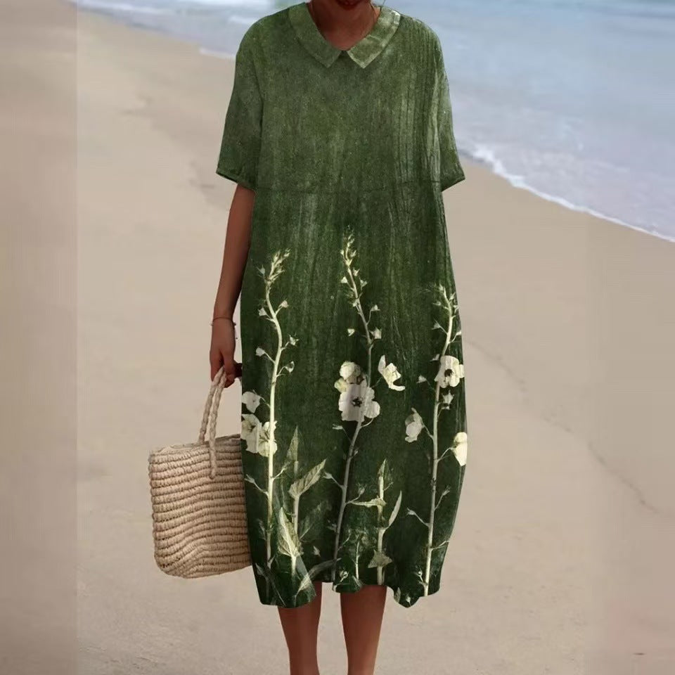 Elin | Boho květinové šaty – Limitovaná kolekce