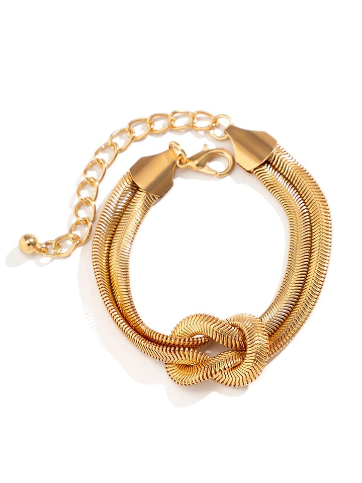 Náramek z hadí kosti s řetězem