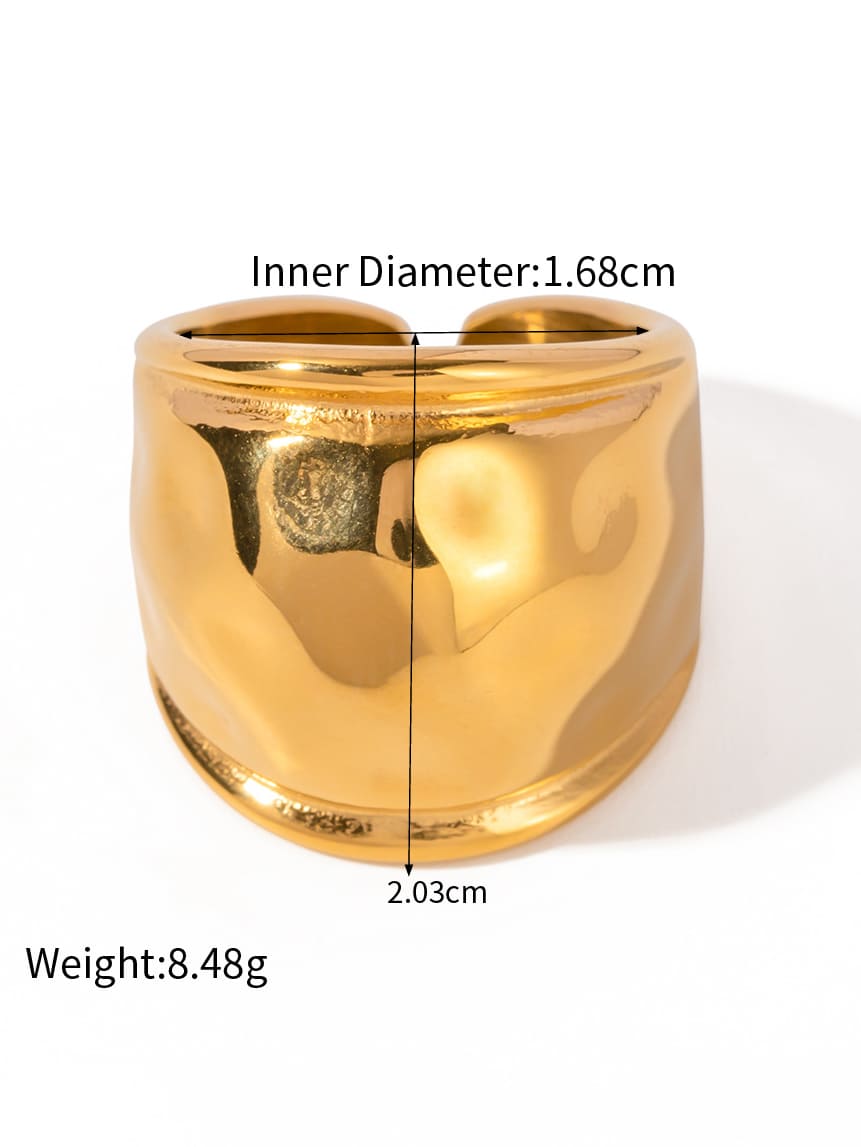 Přehnané Rty Dvoustranný Prsten