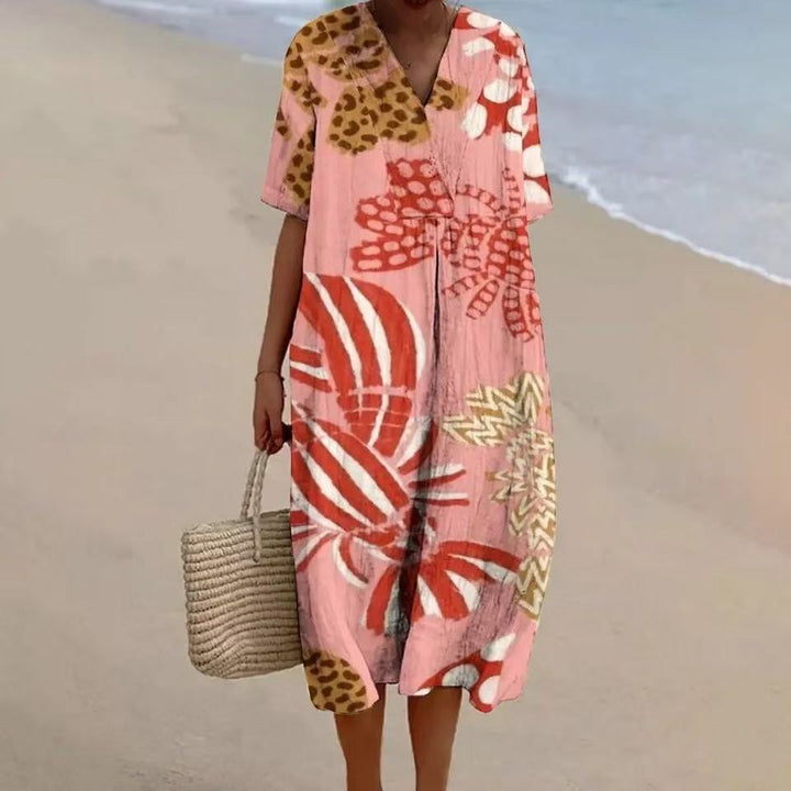 Elin | Boho květinové šaty – Limitovaná kolekce