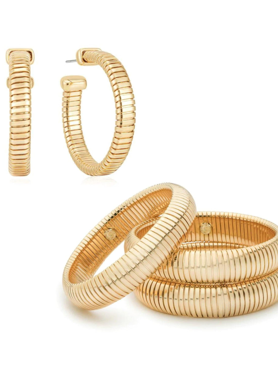 Široký náramek z titanu a oceli