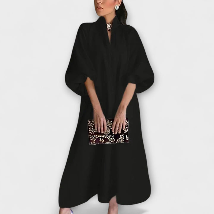 Gerhilde – Elegantní Midi Šaty