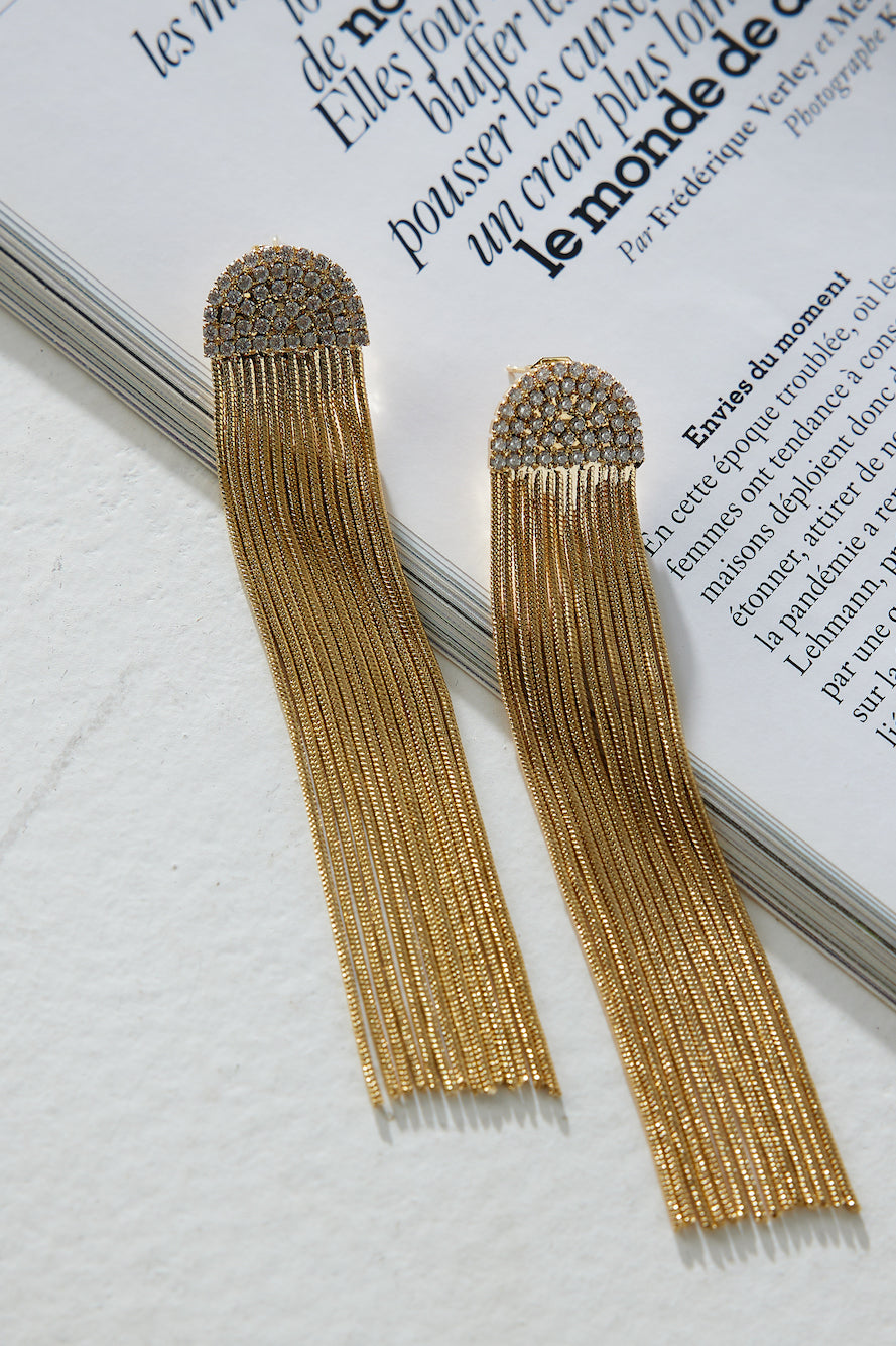 Náušnice Golden Times z 18k zlata