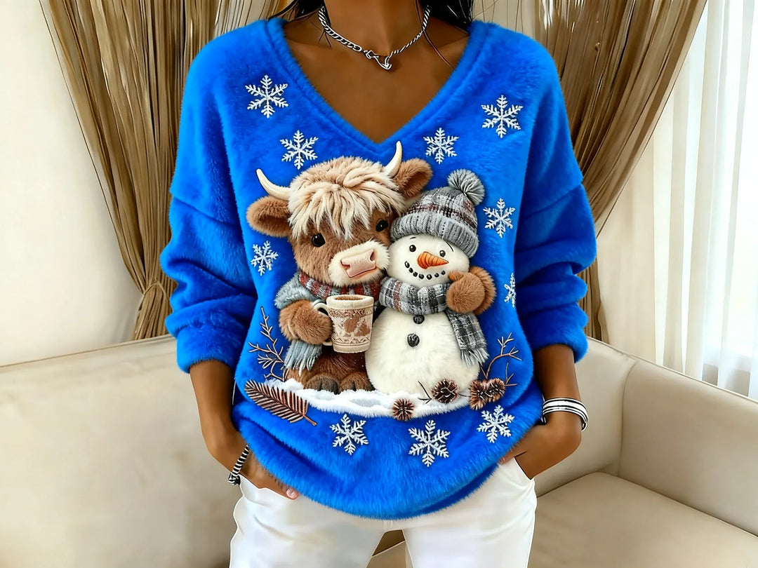 Tina – Kerst Yeti Blouse