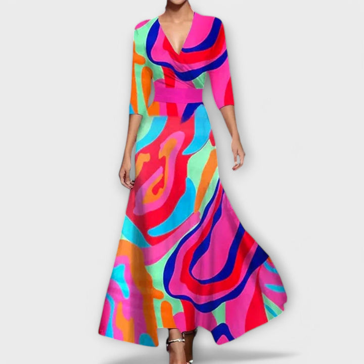 Elegantní design dámských šatů