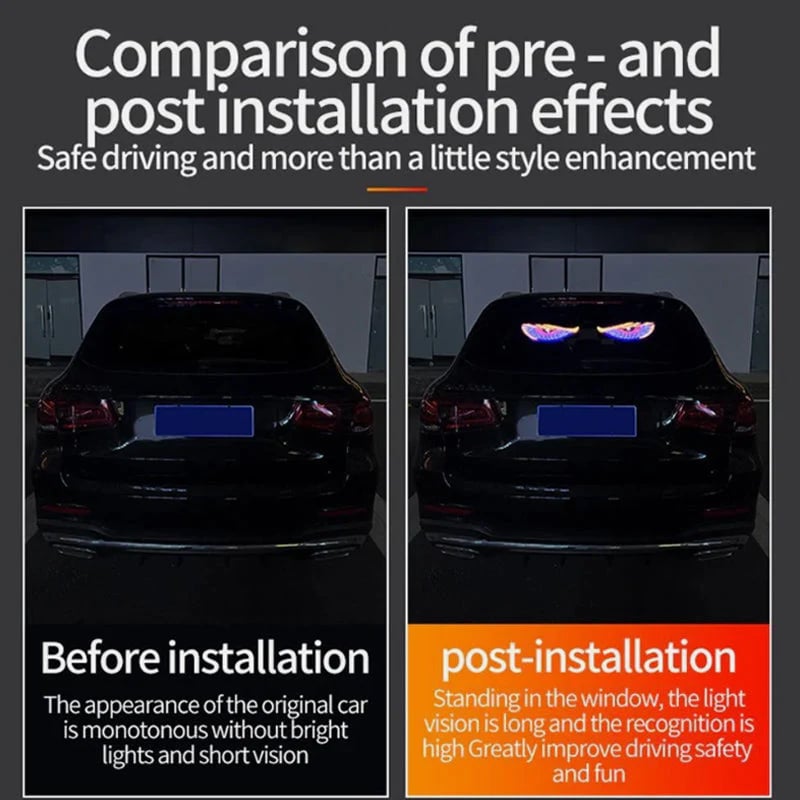 ⏳Ograniczona czasowo oferta specjalna⌛2 szt. świateł LED Devil Eyes na przednią szybę