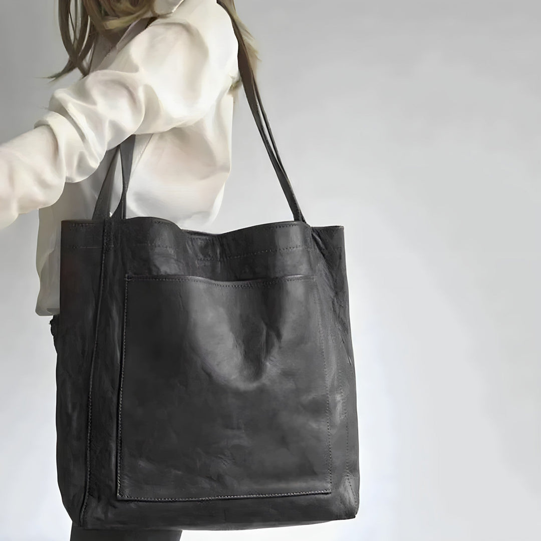 Aveline Luxe Tote – Stylová kožená kabelka přes rameno